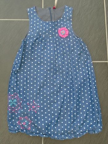 Jolie robe à pois fille 6 ans