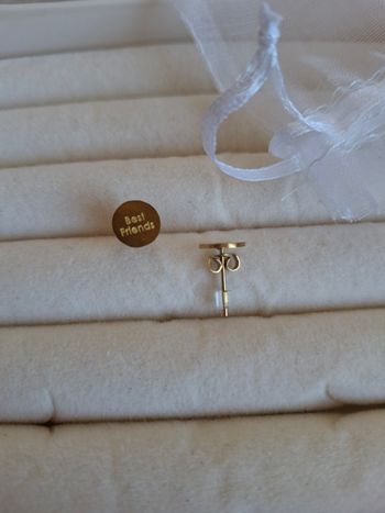 Bijou boucle d'oreilles dorée Best friends