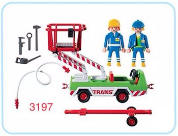 Playmobil Transport de bagages aéroport élévateur 3197