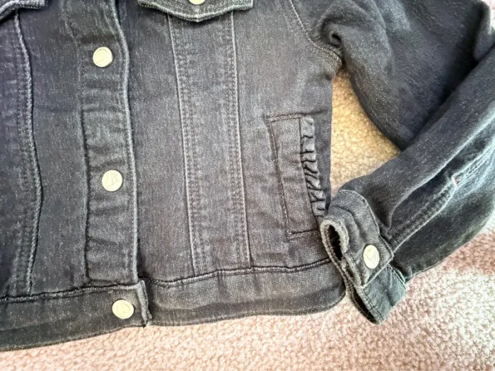 Petit Bateau - Veste Jean Brut Taille 4 ans/104 cm - photo numéro 3