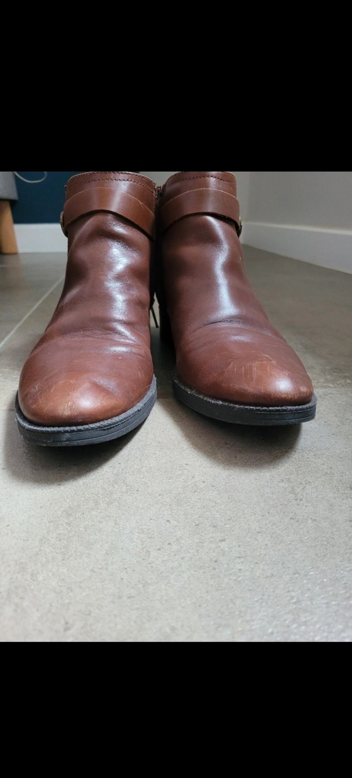 Boots geox respirant cuir taille 37 - photo numéro 7