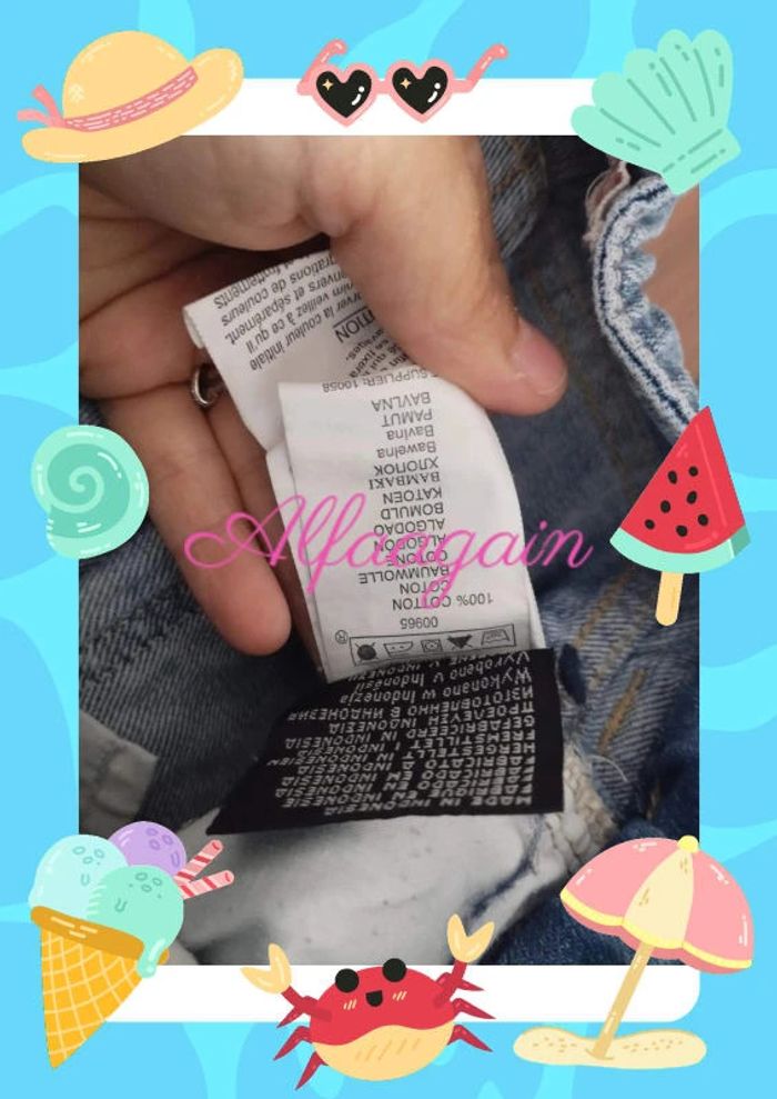 Bermuda jean Roxy 8ans - photo numéro 9