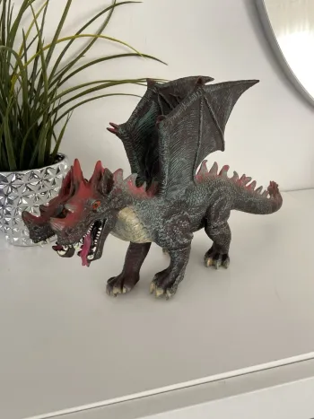 Figurine Dragon à deux têtes - Style Fantasy / Mythologique