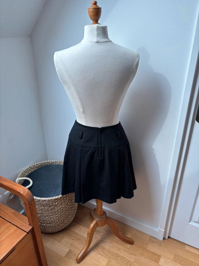 Jupe plissée courte - Camaïeu - T38 - photo numéro 7