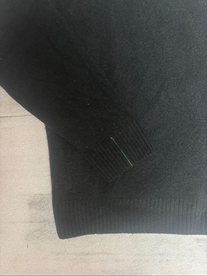Sweat Lacoste noir moumoute taille S - photo numéro 5