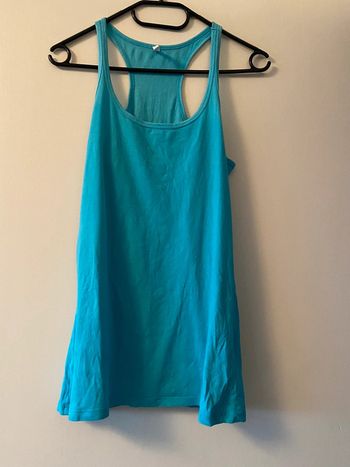 Débardeur turquoise dos nageur Fishbone Taille L