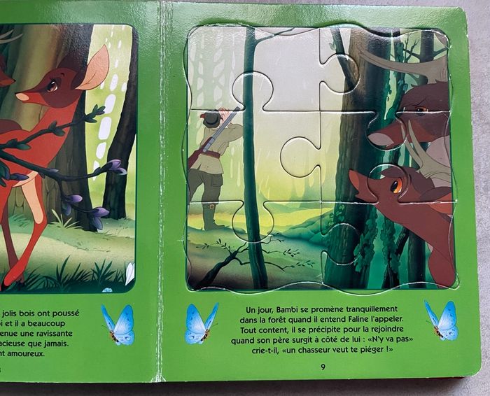 Livre puzzle Bambi - photo numéro 6
