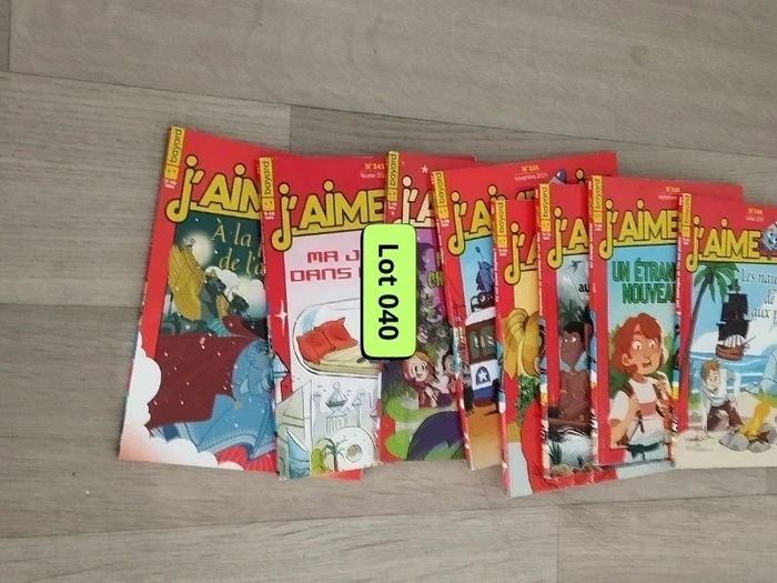 Lot de 8 magazines J’aime lire année 2021-22 L040  7590453388