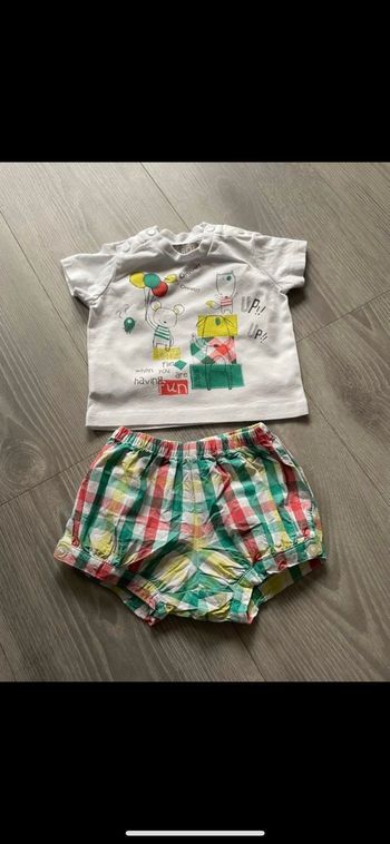 Ensemble boboli taille 3 mois