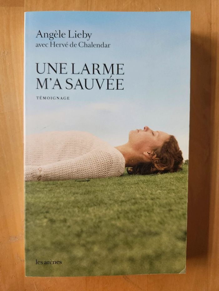 Livre Une larme m'a sauvée