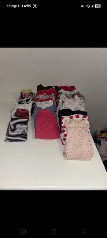 Lot fille 12 mois