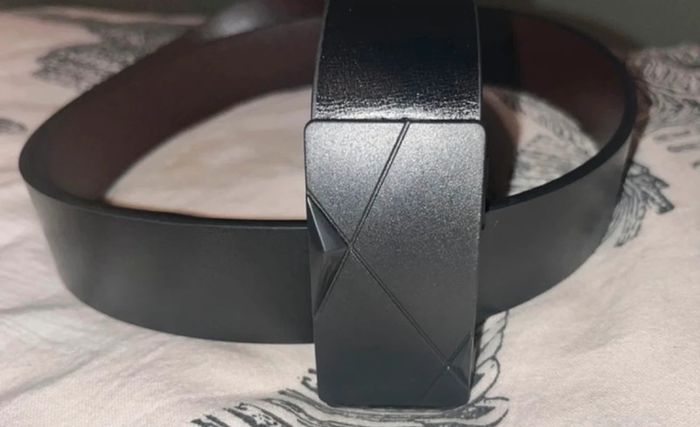 Ceinture Homme Noire Taille 120 Neuve - photo numéro 2