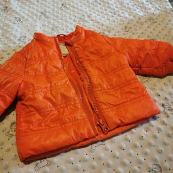 Doudoune garçon orange