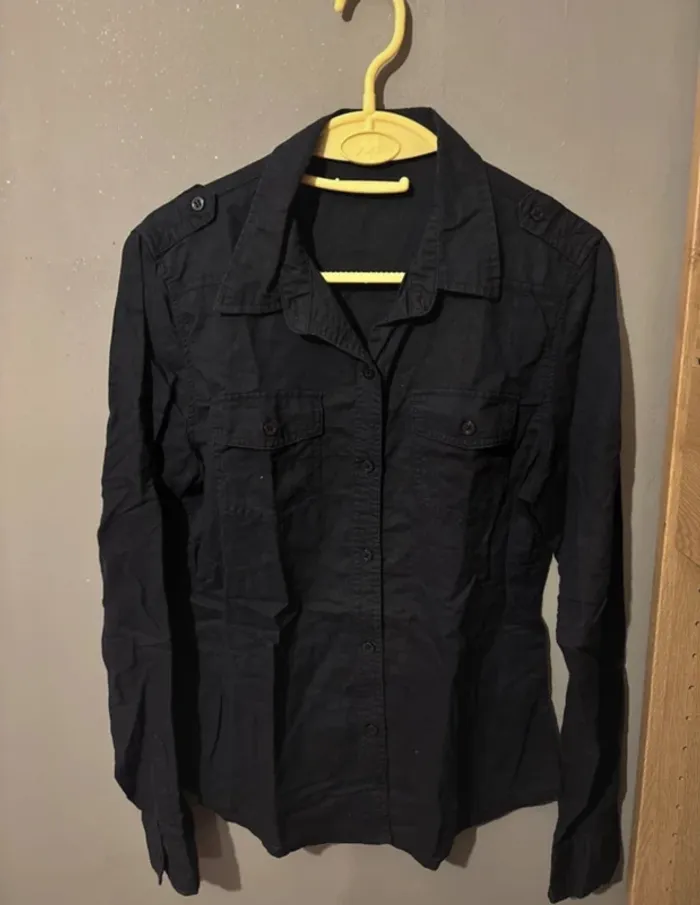Chemise bleu marine Cool attitude