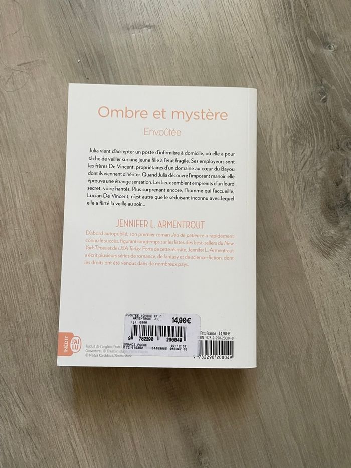 Ombre et mystère Jennifer Armentrout - photo numéro 2