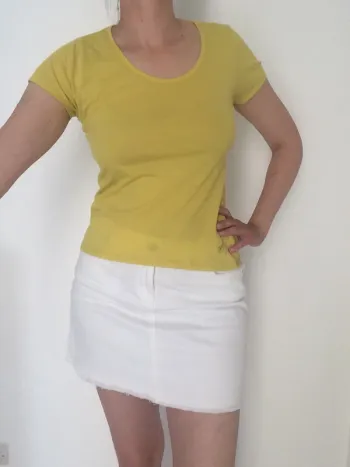 Top été jaune coton Nice Things