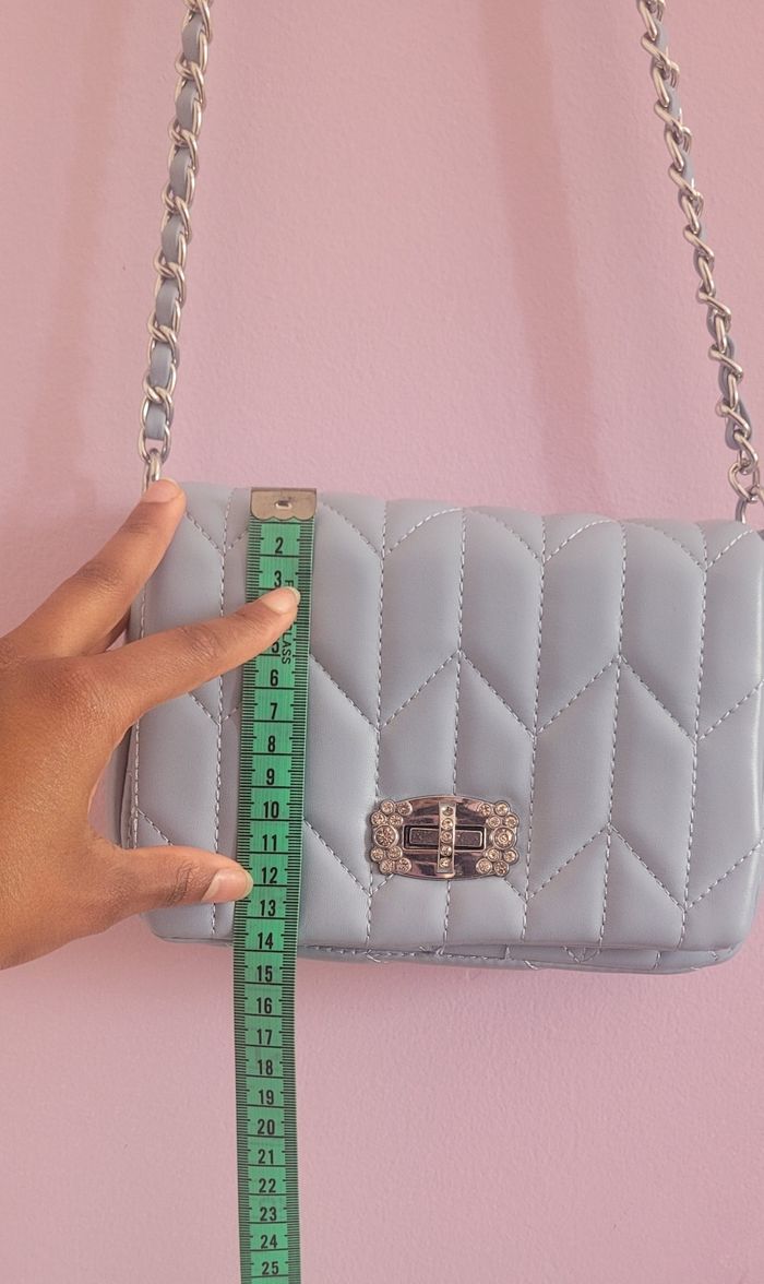 Sac à bandoulière baby blue - photo numéro 9