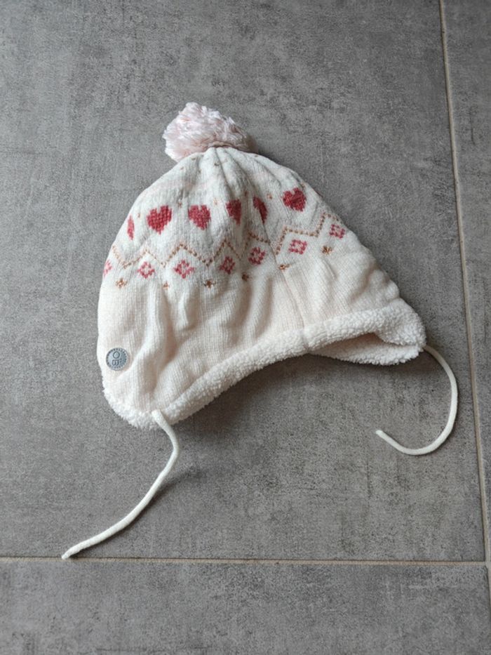 Bonnet hiver fille 51 cm 2 3 ans