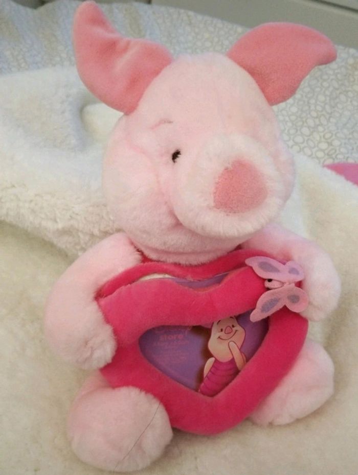 Peluche disney store cadre photo porcinet 28 cm - photo numéro 4