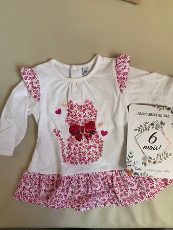 Robe bébé fille manche longue