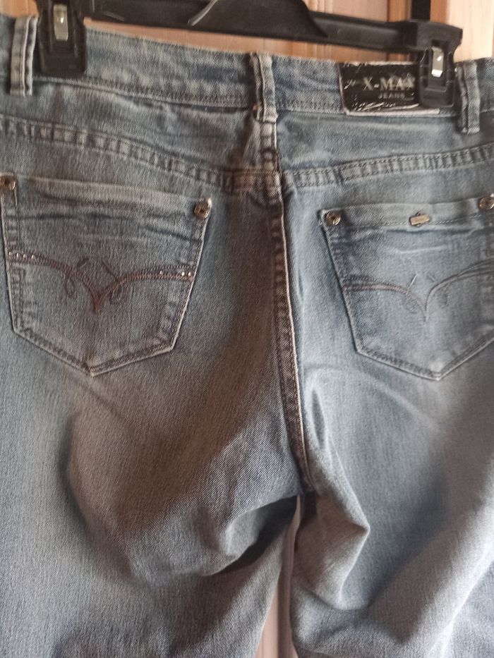 Pantacourt en jeans T38 X max - photo numéro 6