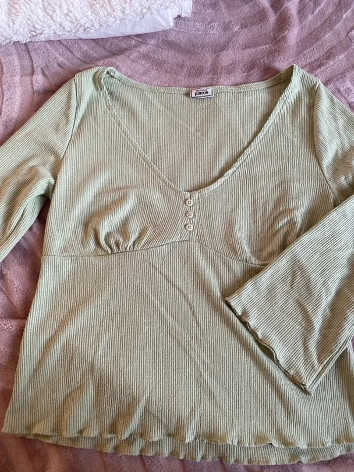 T-shirt manches longues taille M - photo numéro 2