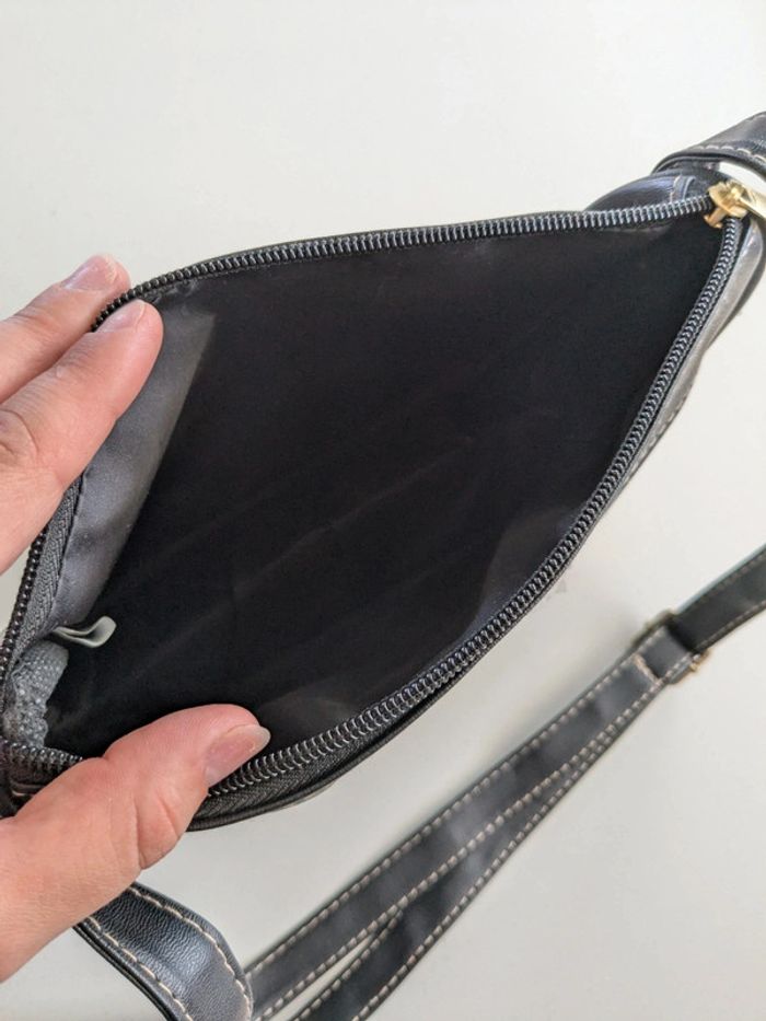 Sac bandoulière noir : Ted lapidus - photo numéro 6