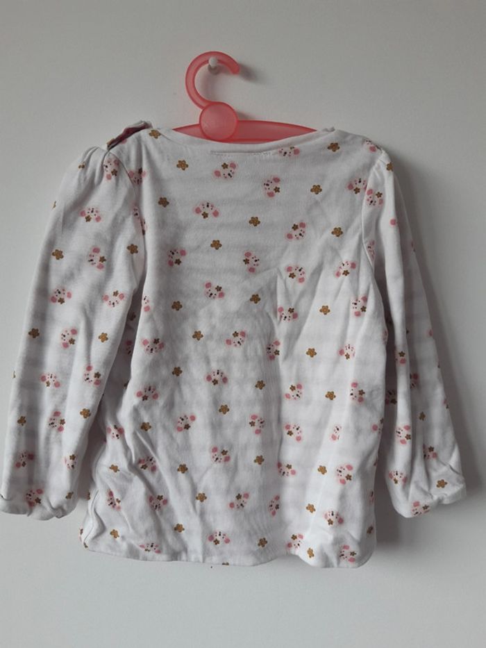 Ensemble Bébé fille 18 mois DPAM salopette velours et pull - photo numéro 17