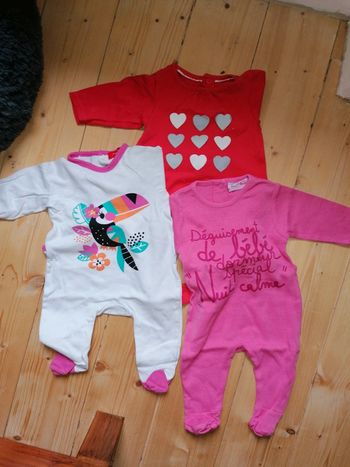 Lot 3 Pyjamas légers 3mois