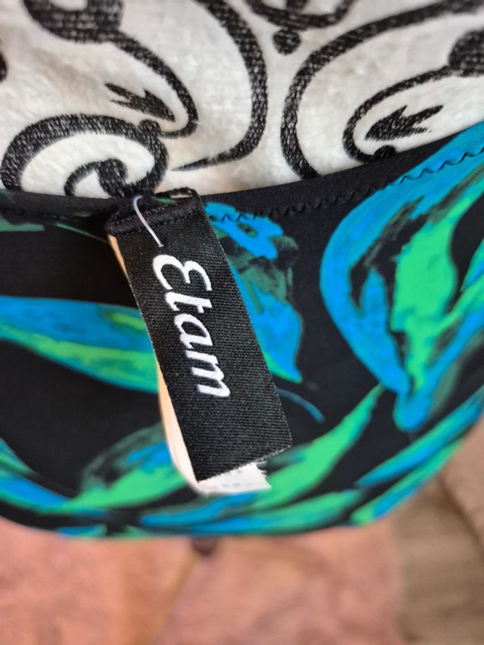 💕joli maillot de bain 1 pièce imprimé Green river étam femme T36💕 - photo numéro 9