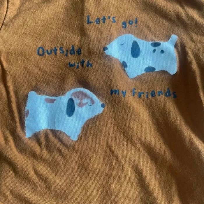🐶 Haut en coton imprimé animaux pour enfant 🐶 - photo numéro 3