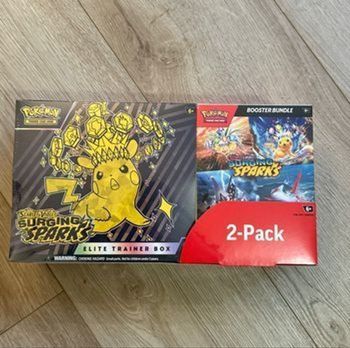 Pack ETB + Bundle Étincelles Déferlantes Pokémon