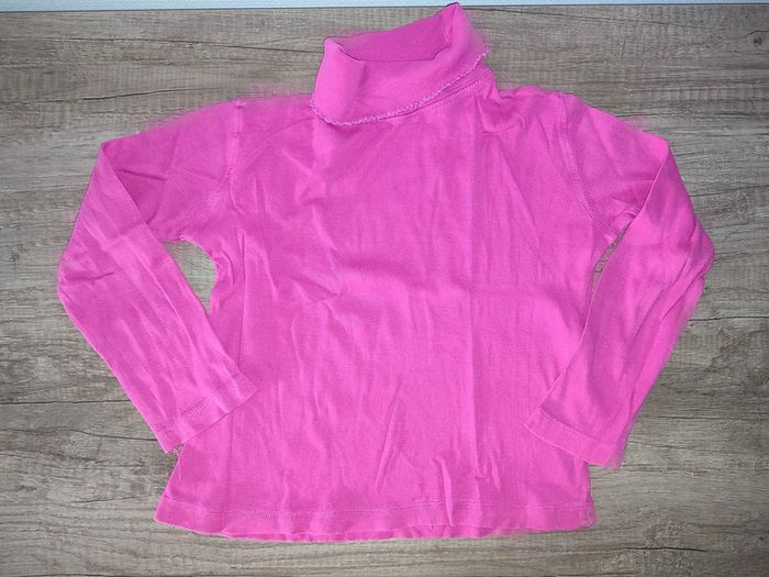 Sous pull rose 110 / 116 6 ans