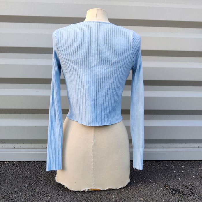 gilet bleu ciel femme Pimkie taille S - photo numéro 3