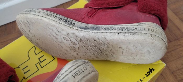 Bottines eject rouges bordeaux 38 - photo numéro 7