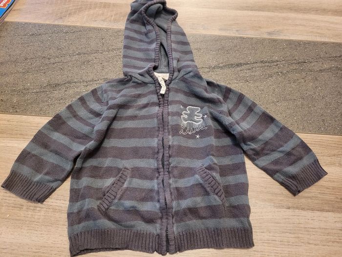 Gilet collection Lulu castagnette- gemo 24 mois