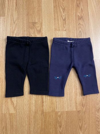 Lot pantalons molleton 3 mois