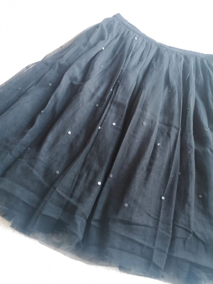 Jupe tulle fluide et paillettes - photo numéro 2