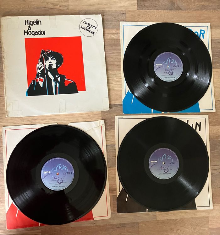 Album de 3 vinyles 33 tours-Higelin à Mogador