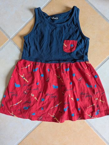Robe vacances été fille 5 ans influx bon état