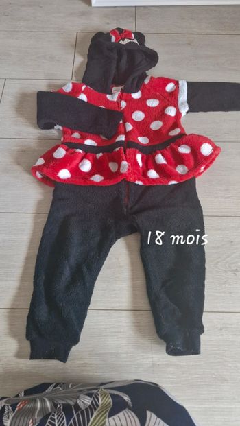 Pyjama 1 piece minnie 18 mois