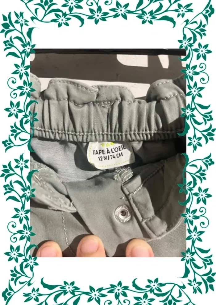 Jeans kaki 12 mois - photo numéro 3