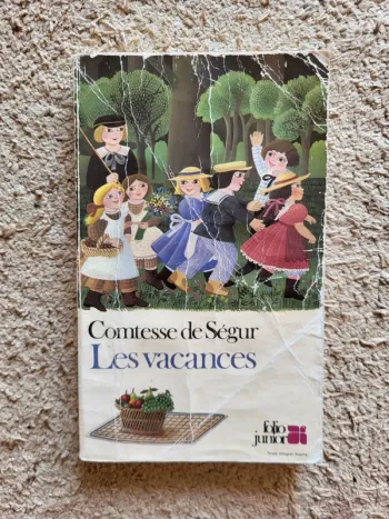 Roman jeunesse "Les vacances" de La Comtesse de Ségur