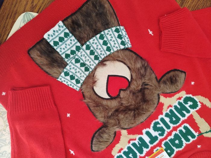 Pull de Noël femme Taille : S rouge - photo numéro 9