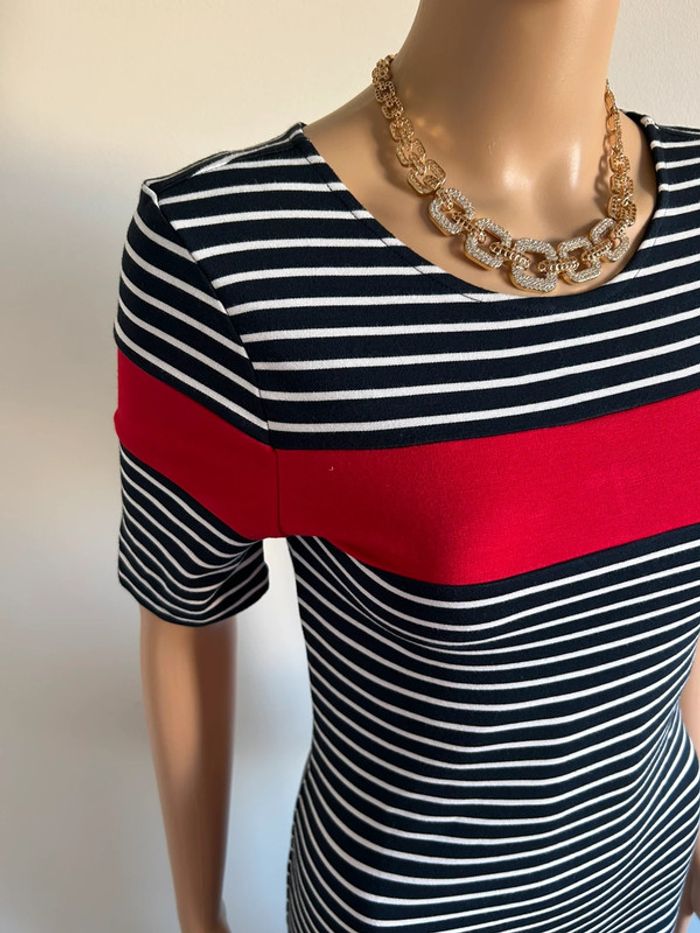 Robe rayée à manches courtes Esprit taille M jamais portée - photo numéro 5
