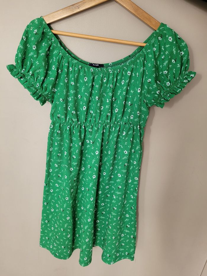 Robe verte Kiabi ado femme