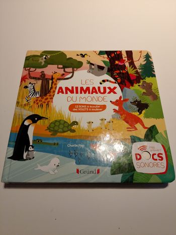 Les animaux du monde mes premiers docs sonores gründ fonctionne 