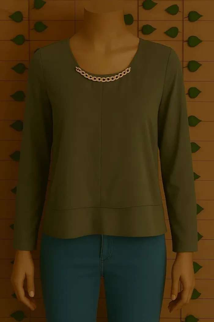 🌸Blouse chic avec collier Pink Boom Taille 36🌸