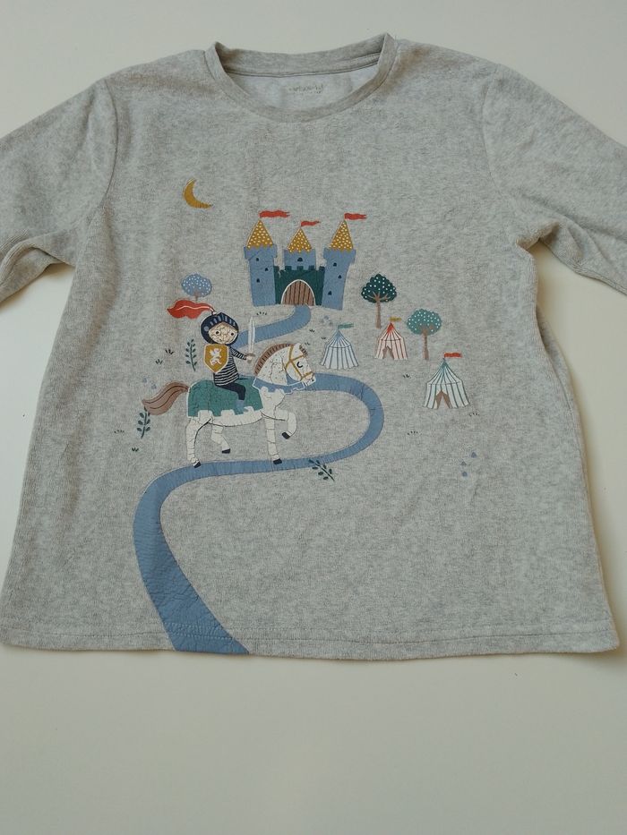 Pyjama en velours garçon 10 ans Vertbaudet - photo numéro 3