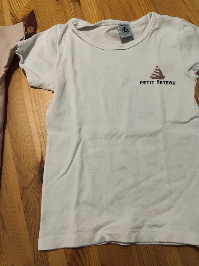 Lot de 2 tee shirt petit bateau - photo numéro 2